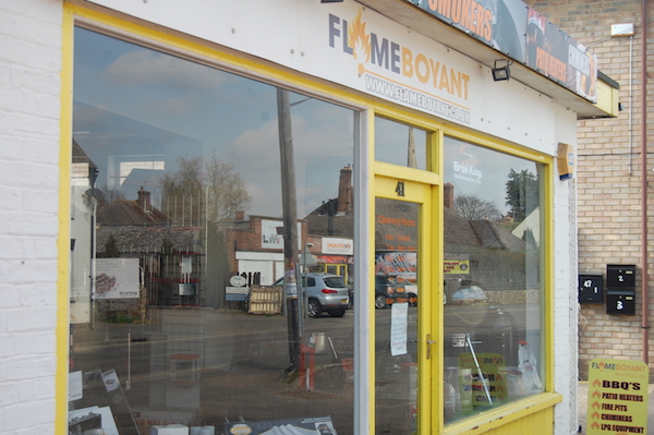 Flameboyant shop for stoves, barbecues and gas appliances in Cambridge Street, Godmanchester