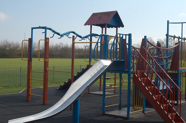 Play area at Judiths Field in Godmanchester