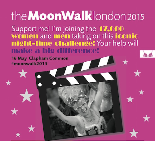 Poster for the 2015 Moonwalk in London