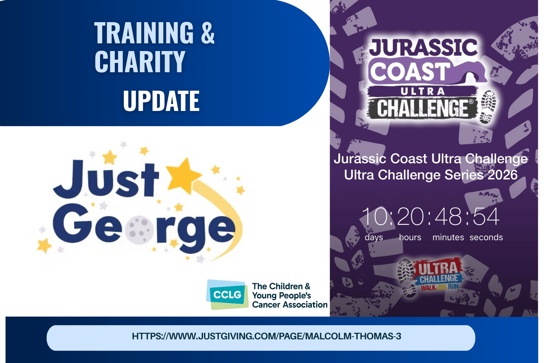 Training Update Raising Funds for Just George