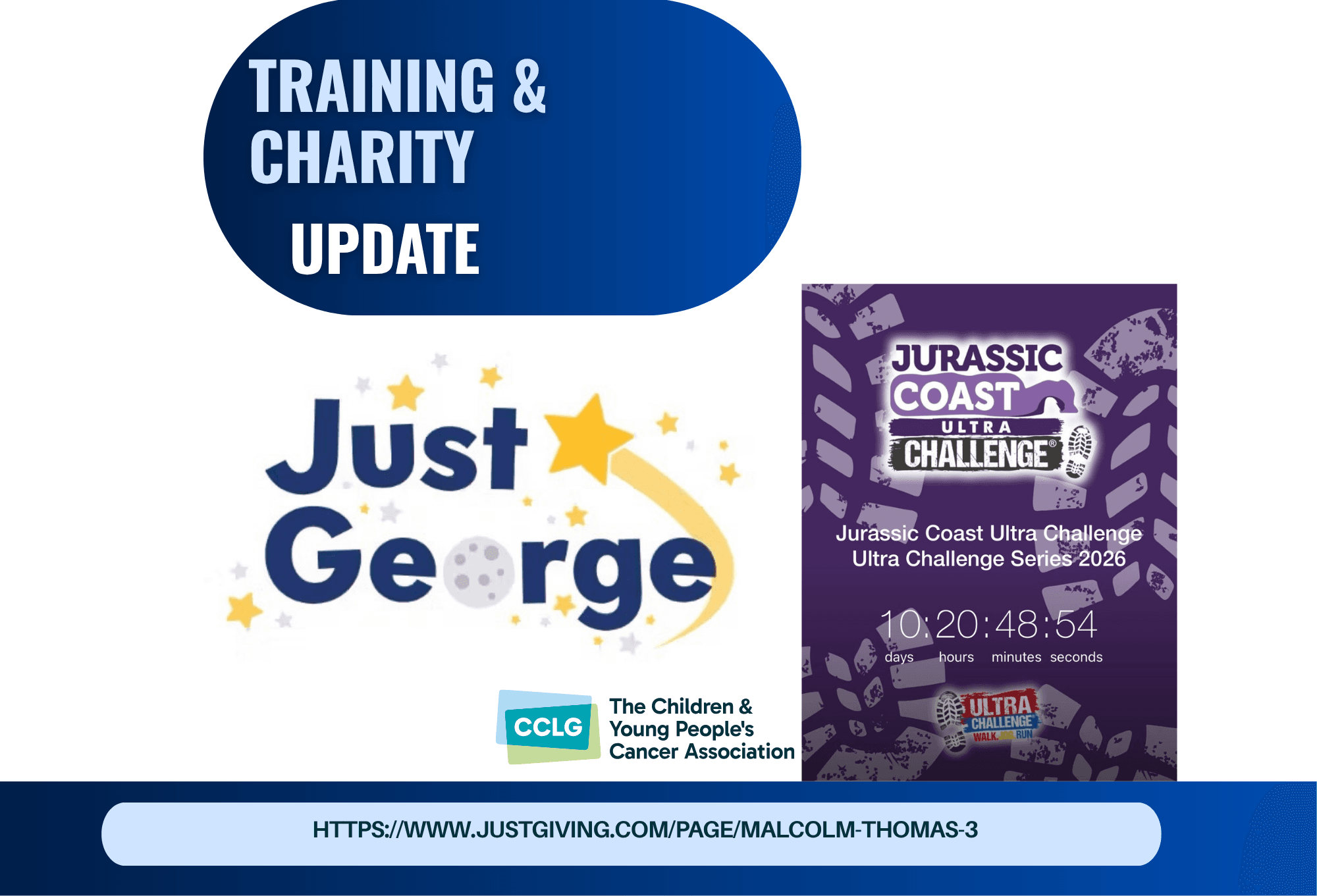Training Update Raising Funds for Just George