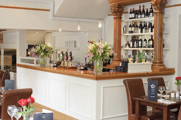 Gastro dining room and restaurant at The White Hart in Cambridge Street, Godmanchester