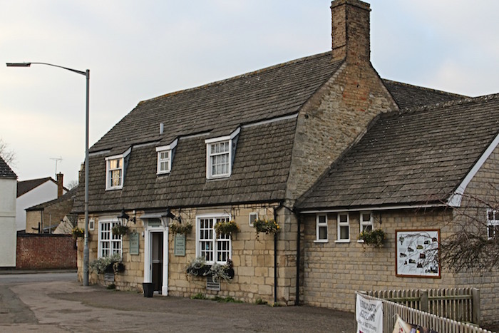 The front of the Barley Mow pub and restaurant in Hartford