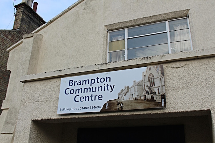 Sign board for Brampton Community Centre