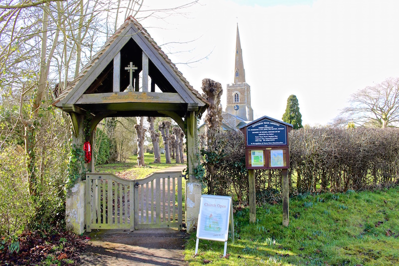 Gates to village church