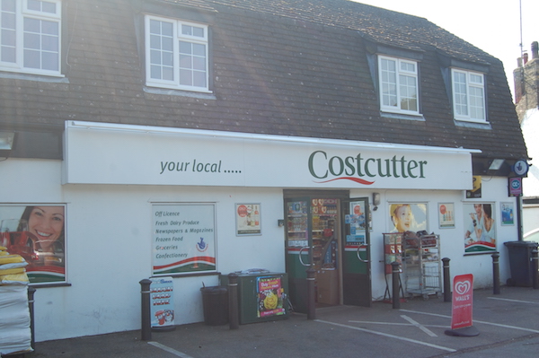 Costcutter convenience store in Post Street, Godmanchester