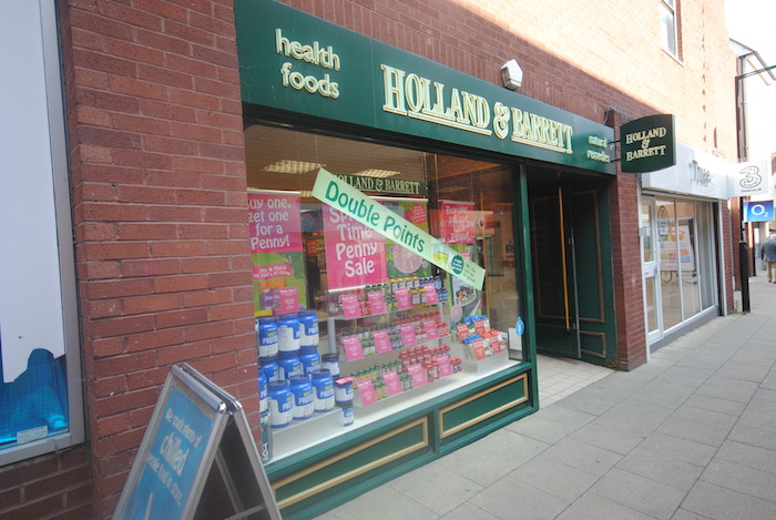 Boots and Holland & Barratt health and beauty shops in Huntingdon