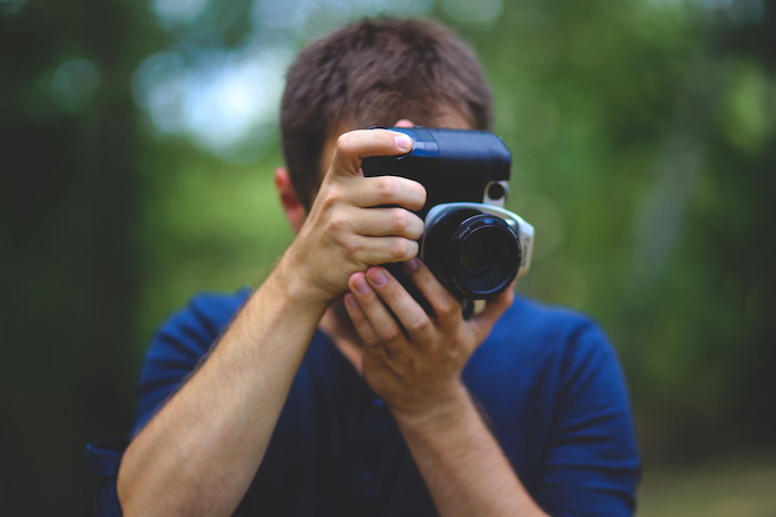 Man taking photo