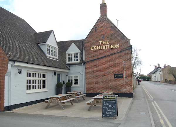 The Exhibition pub and restaurant in London Road, Godmanchester