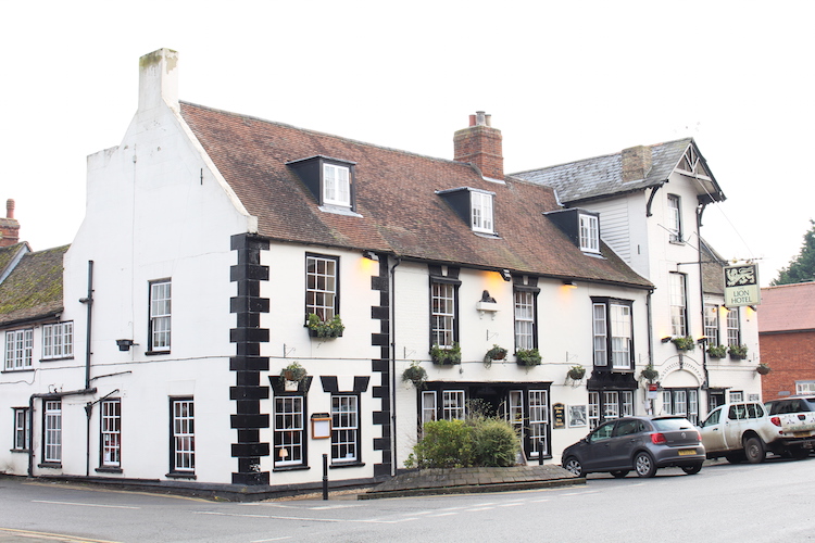 The Lion Hotel and restaurant in Buckden High Street
