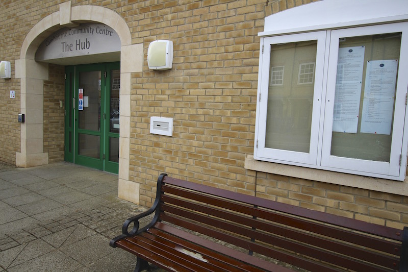 Entrance to community centre