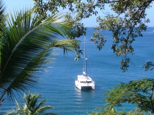 sailing boat in St.Lucia